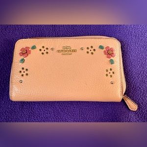 Coach Kay Floral Whipstitch Wallet